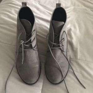 Gray Booties